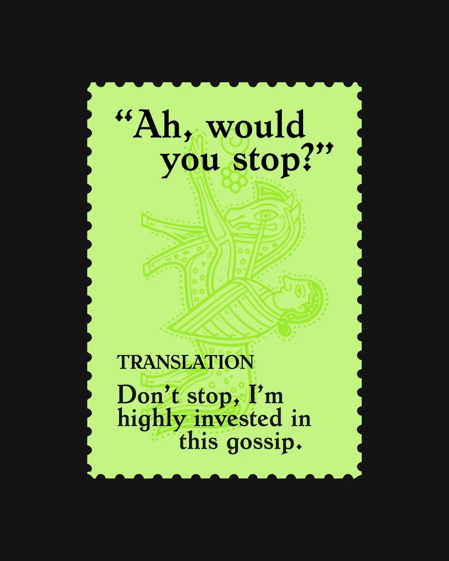 More Irish phrases, professionally translated.

The first batch went down so well I made a second one. ☘️🇮🇪

#ireland #stpatricks #graphicdesign