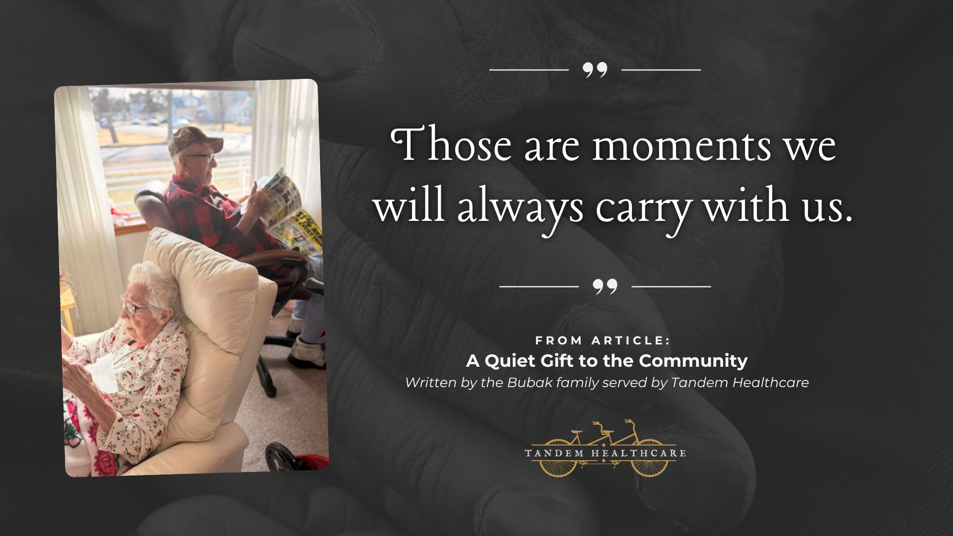 A Quiet Gift to the Community: 