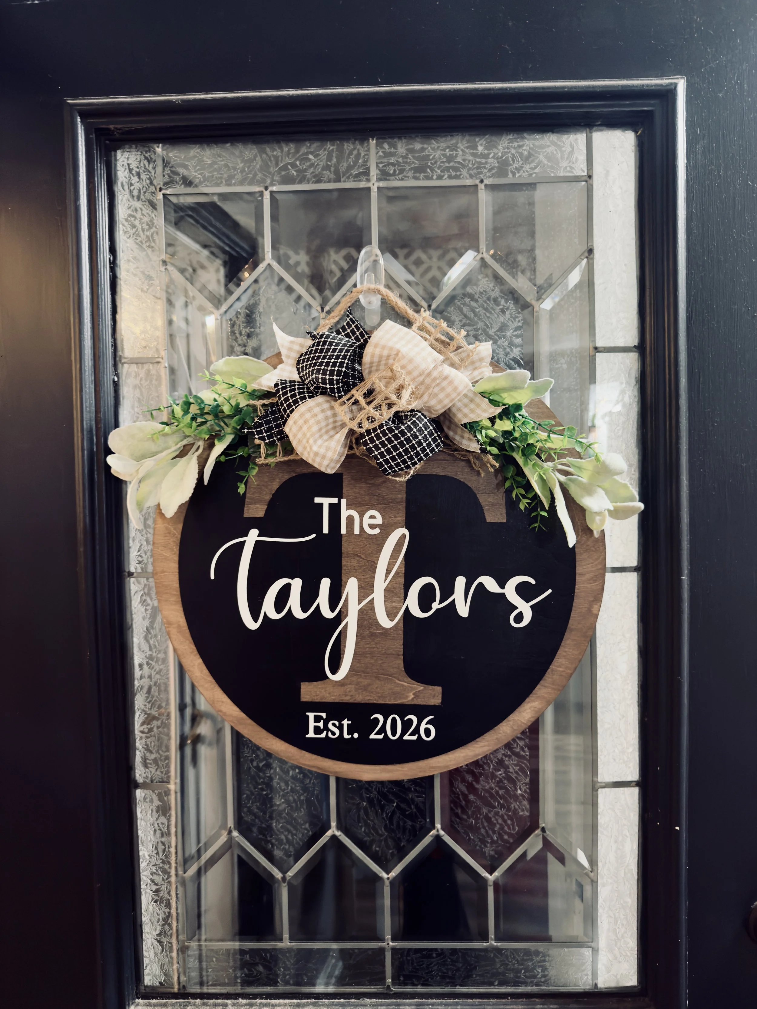 Personalized Established Doorhanger