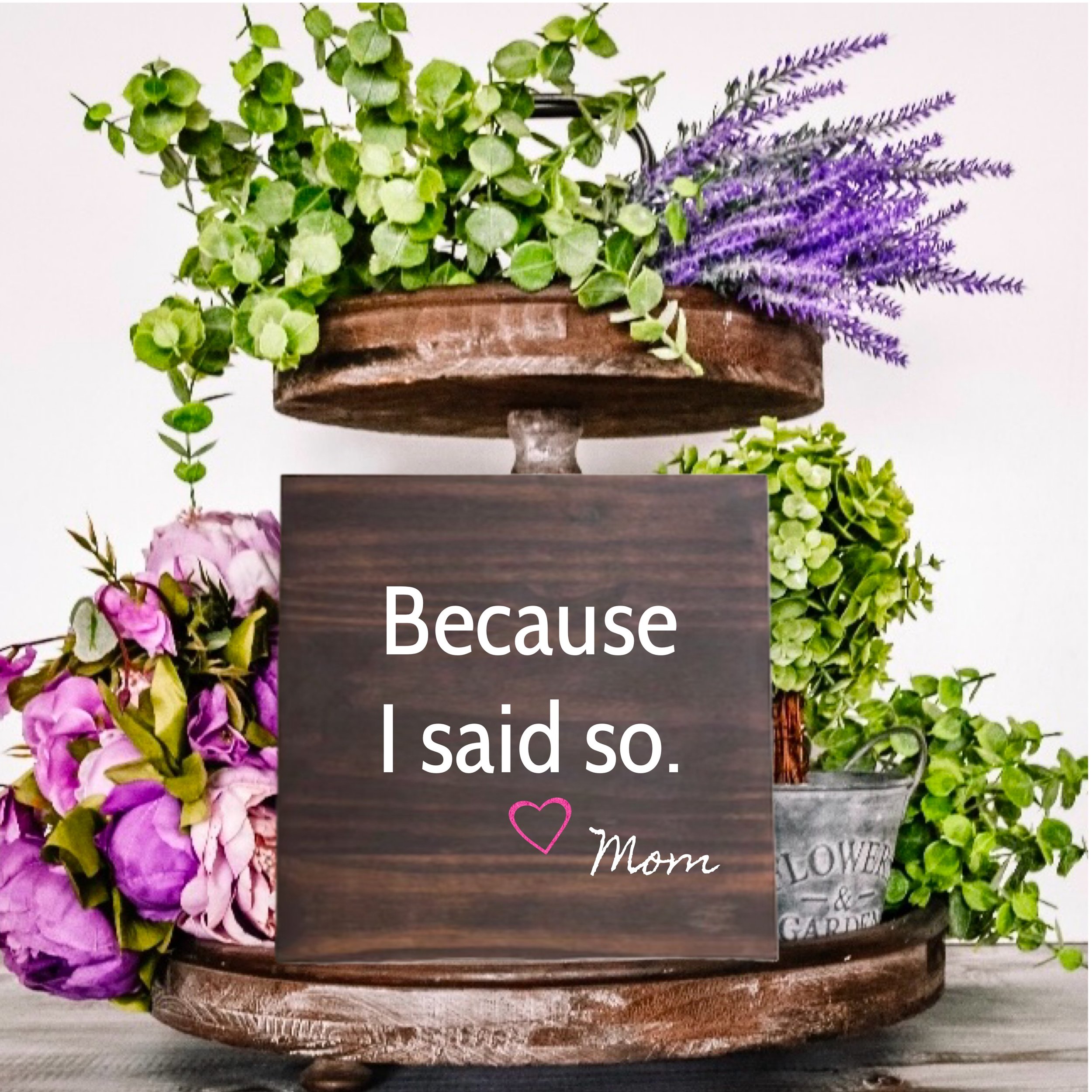 Because I said so -Mom
