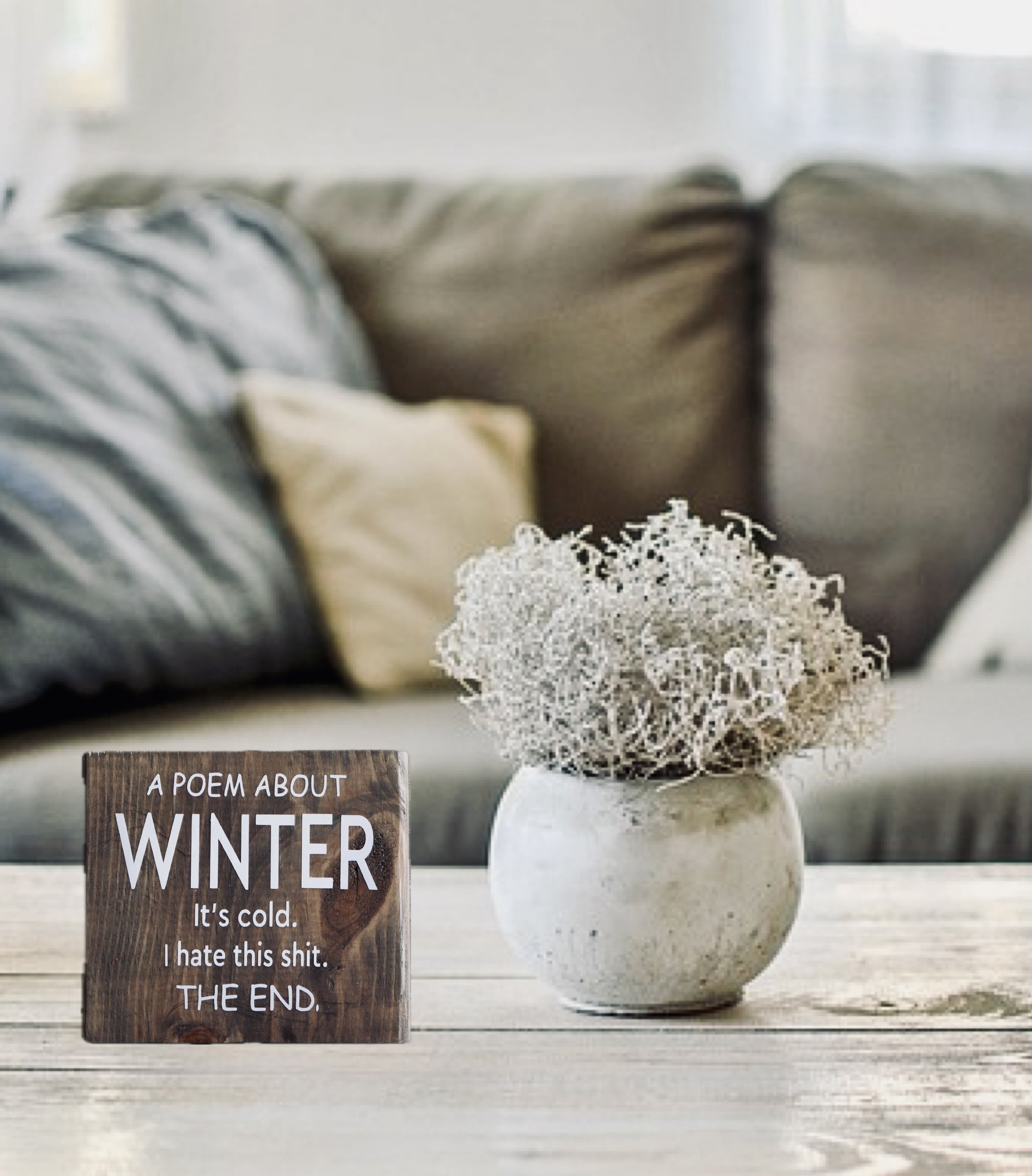 A poem about winter