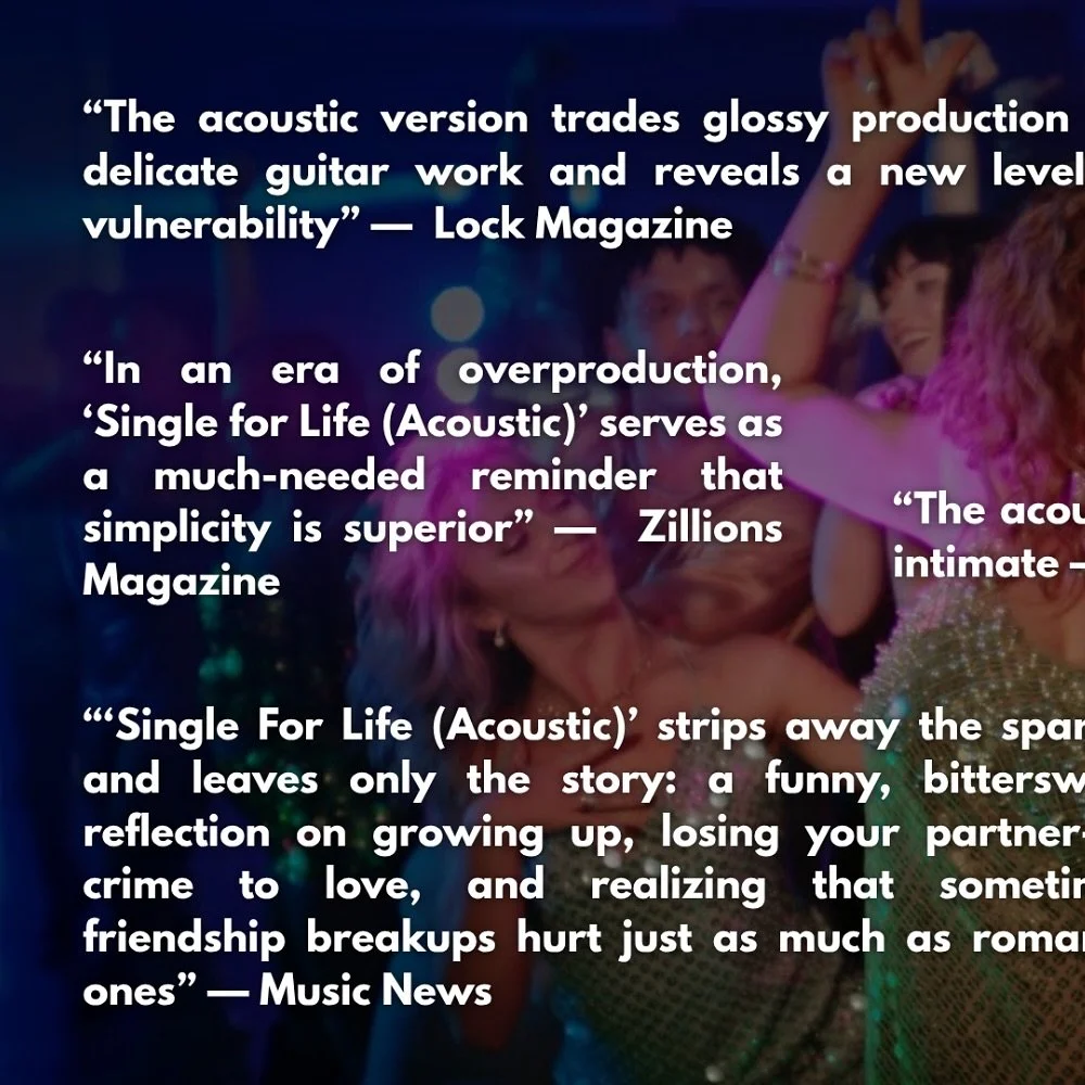 one whole week of &ldquo;single for life (acoustic)&rdquo; and lots of love around this project 🙏☺️🙌

#singleforlife #acousticmusic #outnow