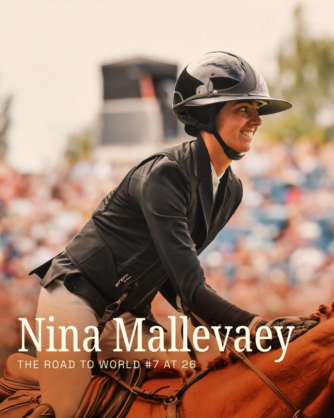 We sat down with one of the best riders in the world. Just 24 hours later, she won her first 5* Grand Prix in Brussels 🧡

At only 26, Nina Mallevaey is already World No. 7 and the highest-ranked woman in showjumping. But rankings are not what define