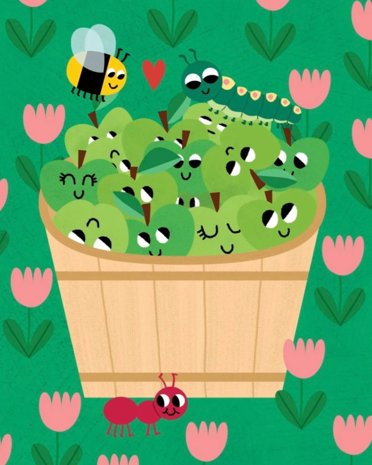 J'ai adoré dessiner ce nouveau faire-part de naissance. C'était le 3eme pour la même famille, avec toujours le thème des pommes.
N'hésitez pas à me contacter si vous avez envie de faire un cadeau de naissance
