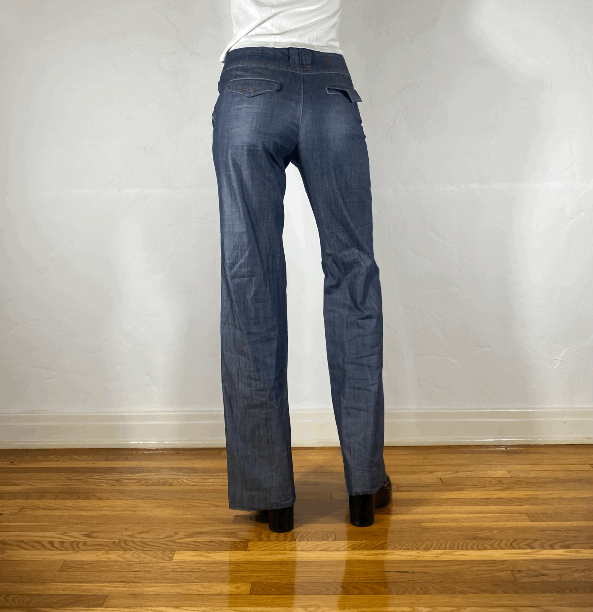 Marithe + Francois Girbaud Shimmery Pants, S/M