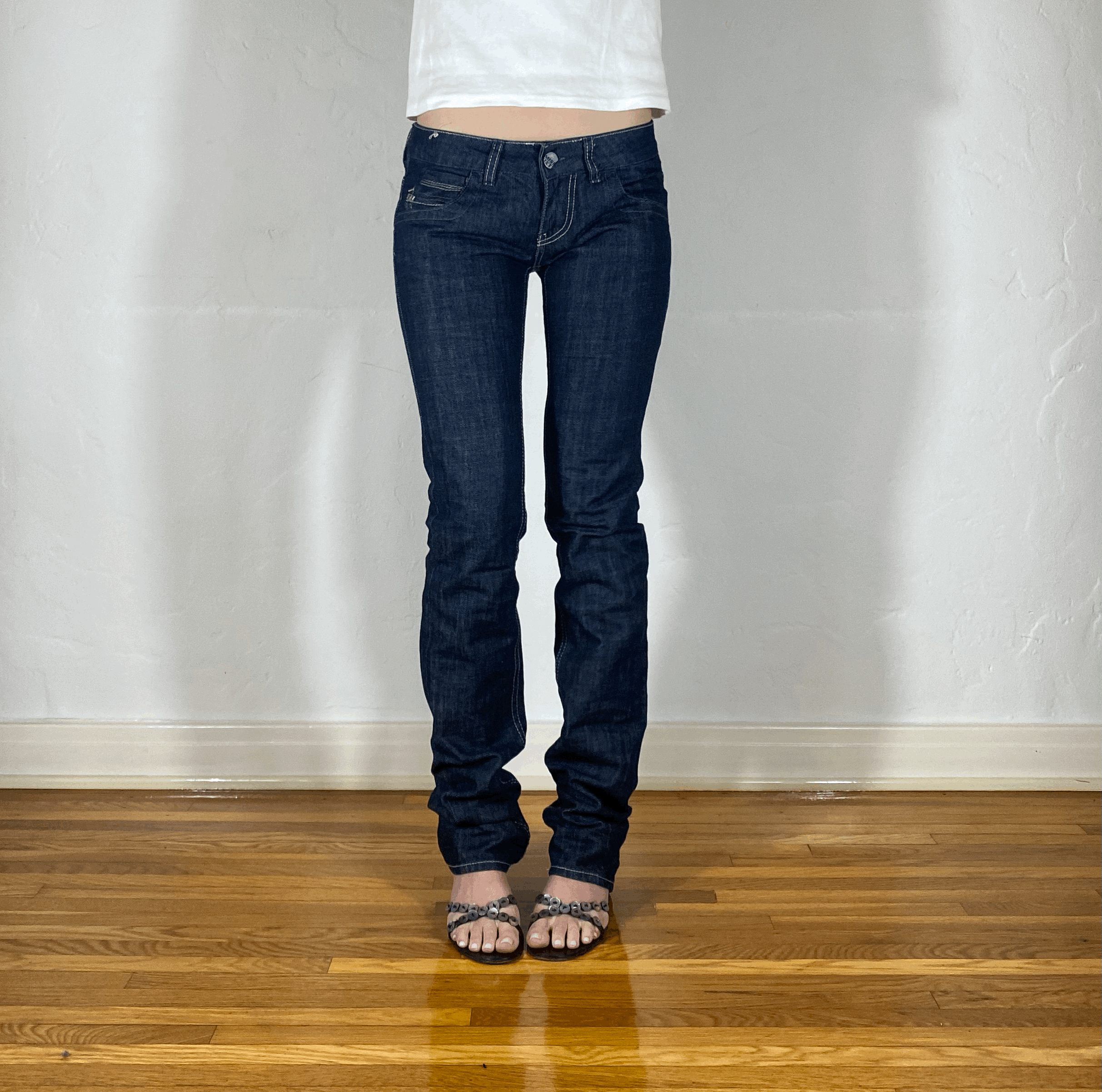 Miss Sixty Leggy Low Rise Jeans, XS