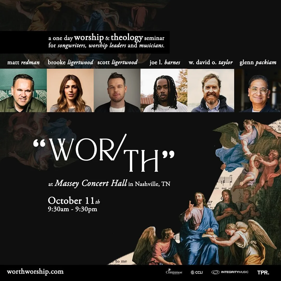 If you&rsquo;re anywhere near Nashville TN I&rsquo;d love your help getting the word out to the worship leaders/worship team at your church :) 
All details worthworship.com