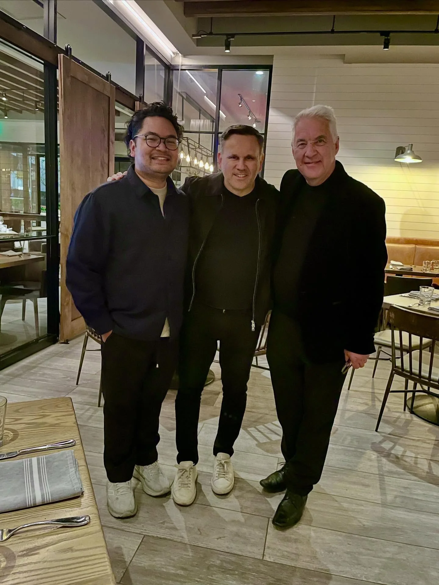 A few days ago I was stood between @les.moir2021 - A&amp;R for my early albums - and @gilbertnanlohy , A&amp;R for my last few projects. Two men with a wealth of musical wisdom - only outweighed by their huge hearts for worship. They&rsquo;ve been su