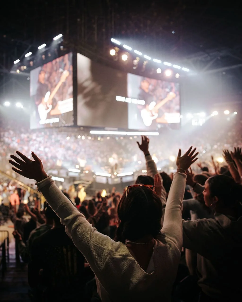 Just finished a &ldquo;worship week&rdquo; at @libertyuniversity - culminating in the convocation this morning, leading some old songs - and some brand new ones from &lsquo;Life &amp; Breath&rsquo;. Amazing days, seeing this generation of students ce