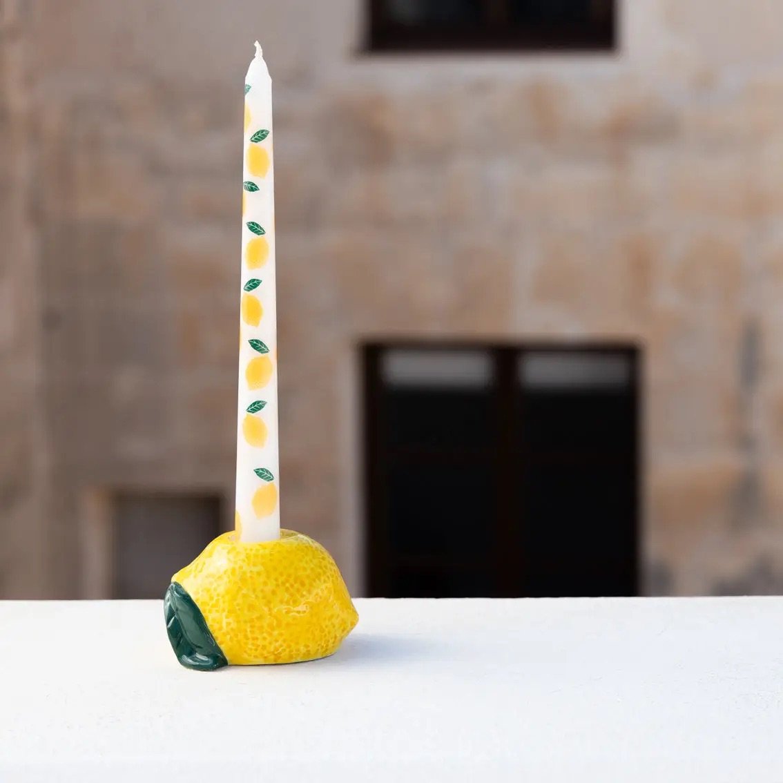Lemon Taper Dinner Candles - 2 Pack 2.jpeg