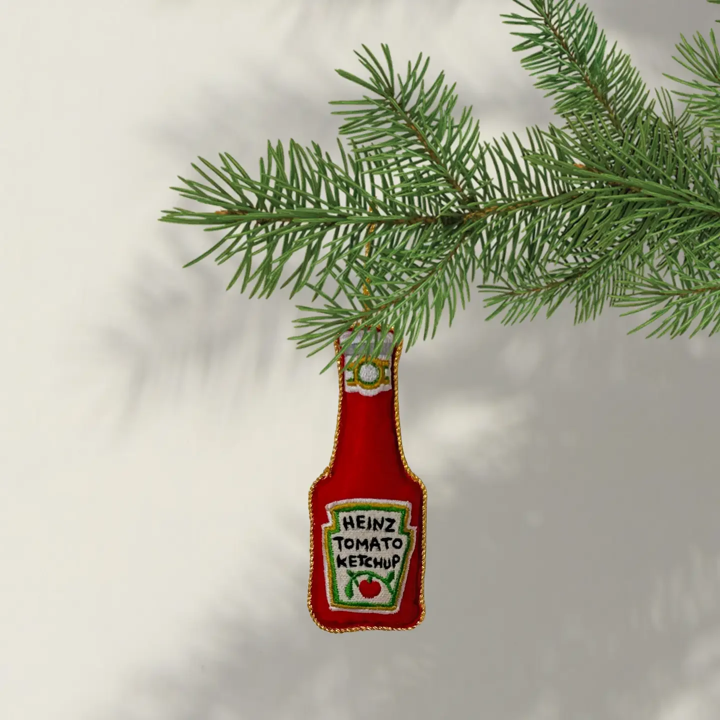 Heinz Tomato Ketchup Embroidered Decoration 2.webp