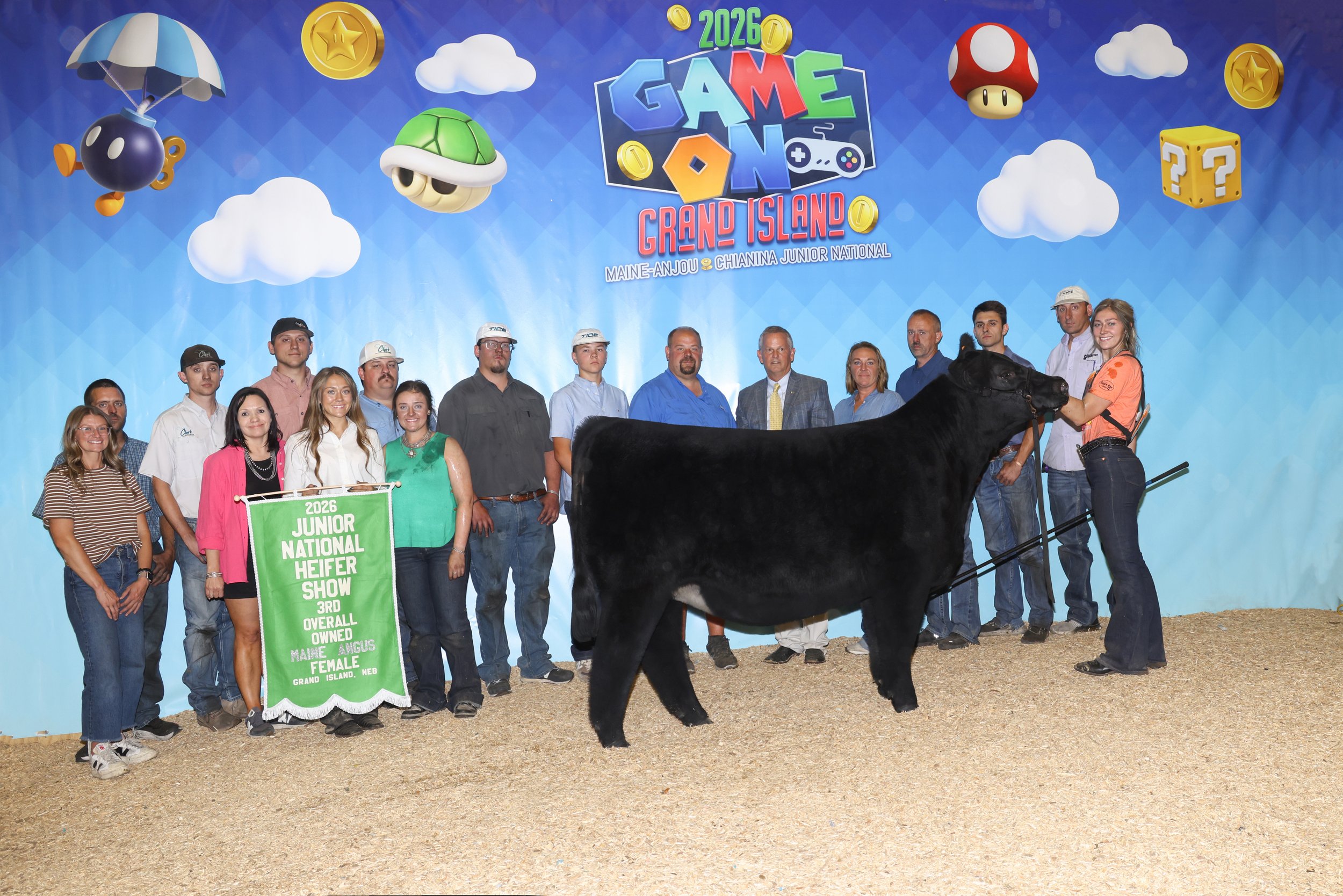 3rd Overall Maine Angus Female National Junior Heifer Show 

Bred by Brad Smith 
Sold By Tice, Schaeffer, Clark

Congrats, Carlee Clark!