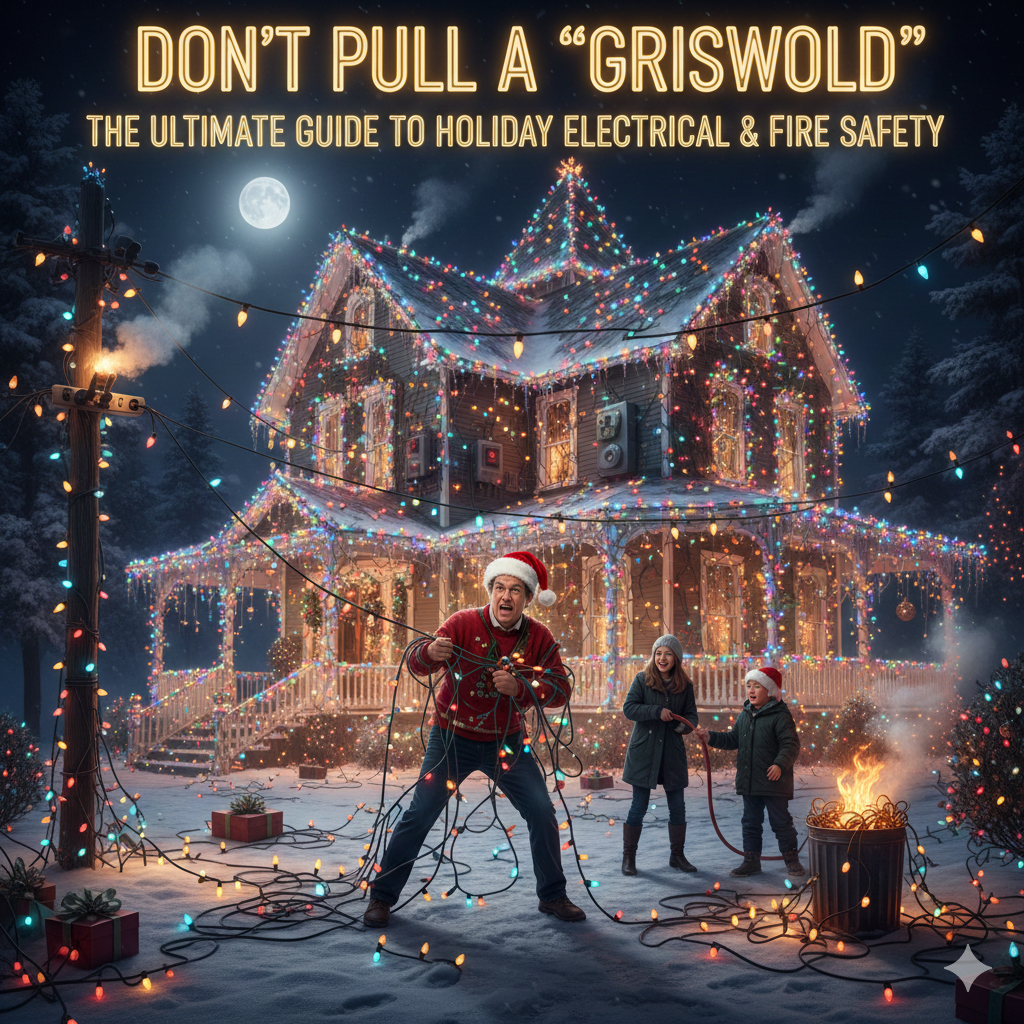 Don't Pull a "Griswold": The Ultimate Guide to Holiday Electrical &amp; Fire Safety