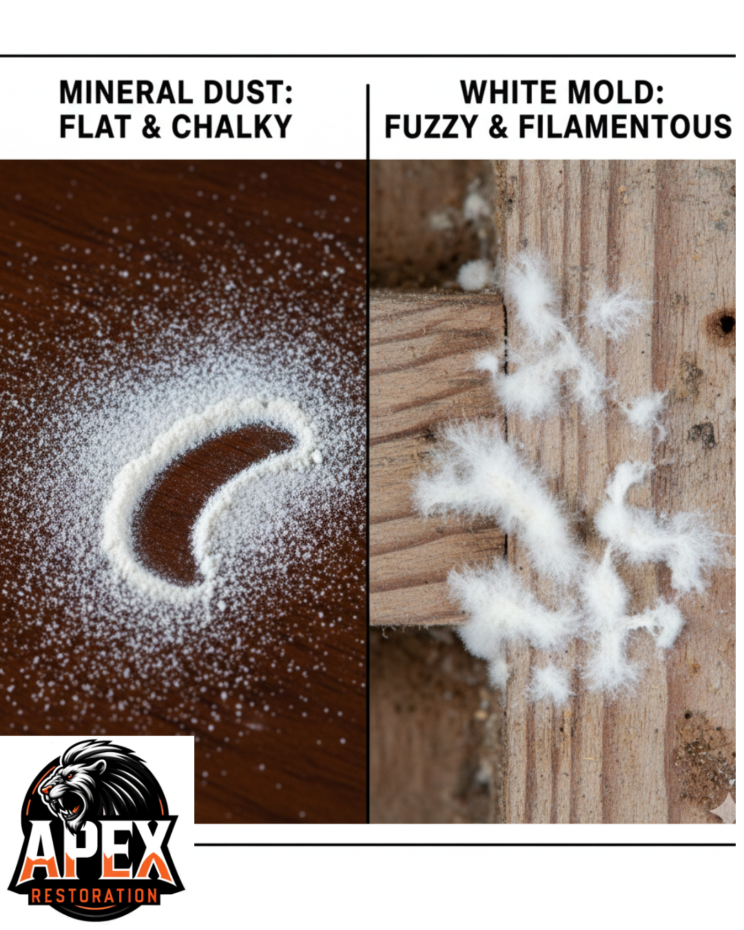 Mold vs. Dust: Is That White Stuff Dangerous?