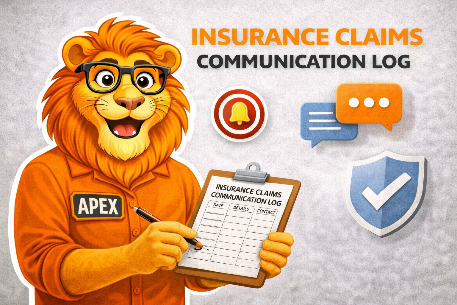 Apex Restoration mascot demonstrating home winterization and frozen pipe prevention steps.