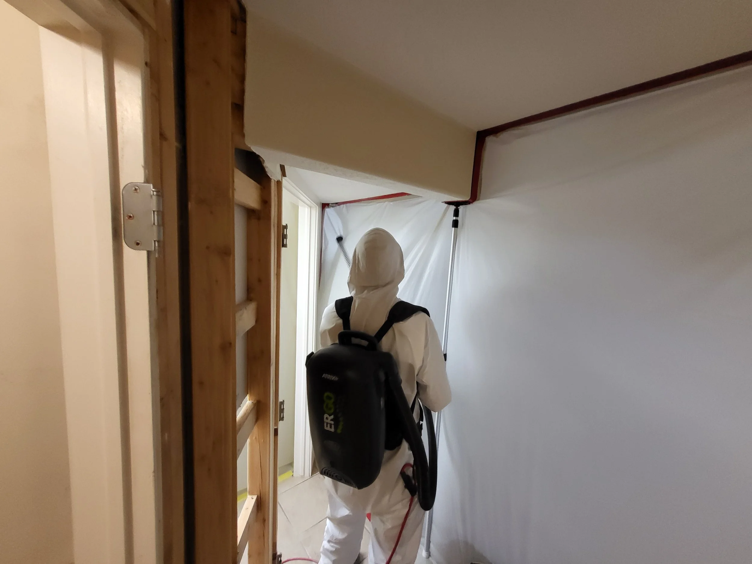 Apex Restoration technician mold remediation