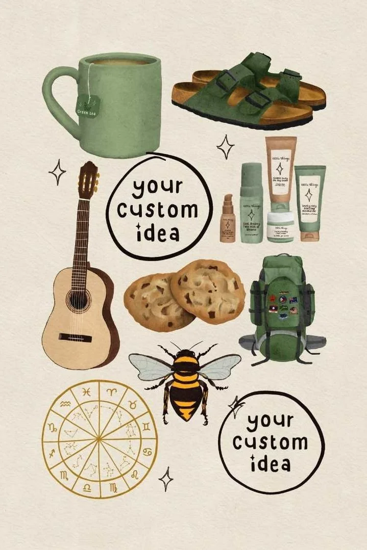 Your Favourite Things As A Personalised Art Print