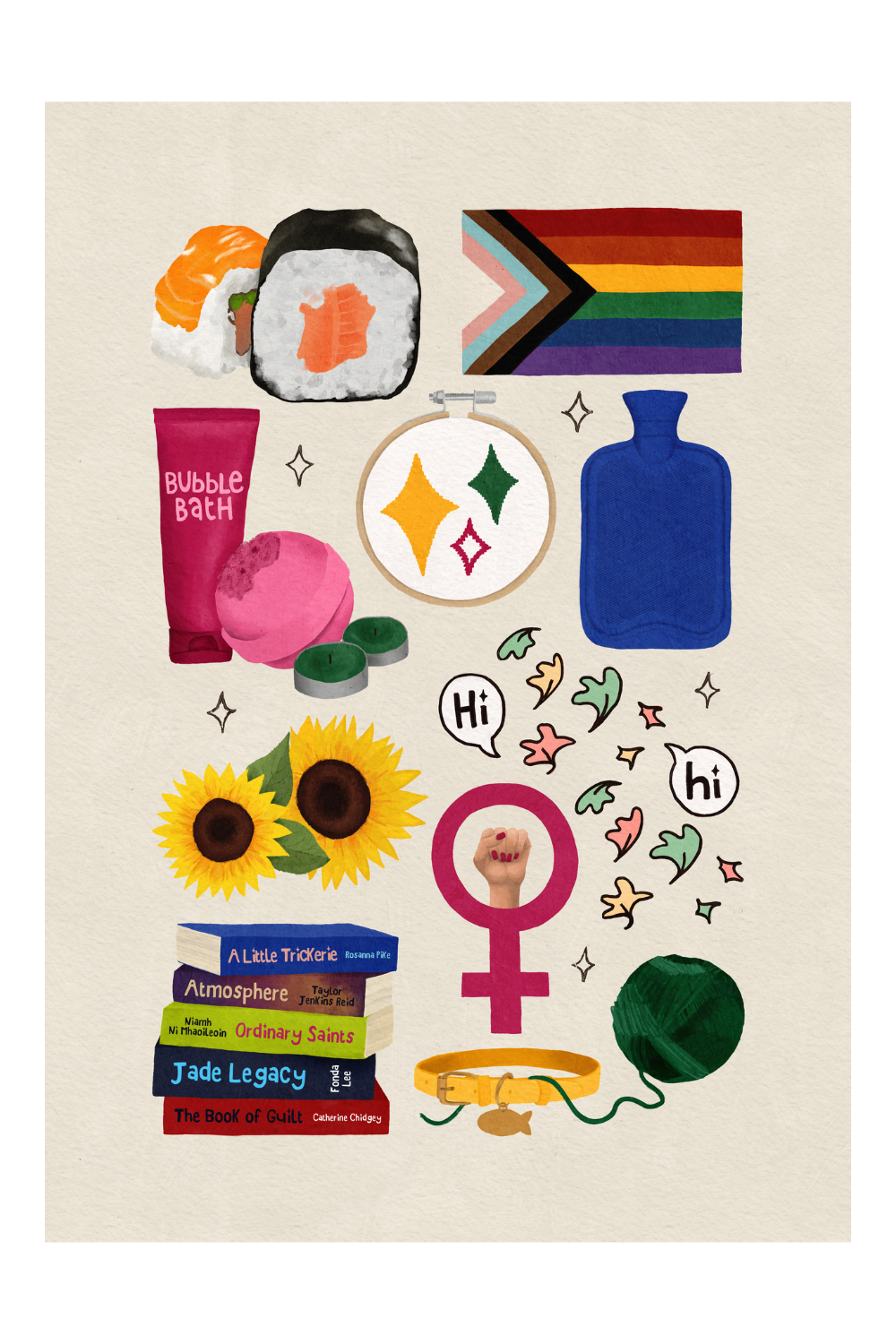LGBTQ+ favourite things print