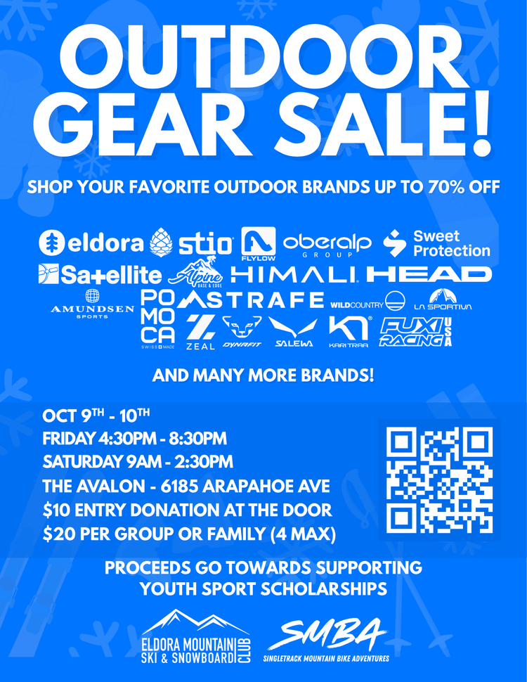 Outdoor Gear Sale Fundraiser - Oct. 9th &amp; 10th