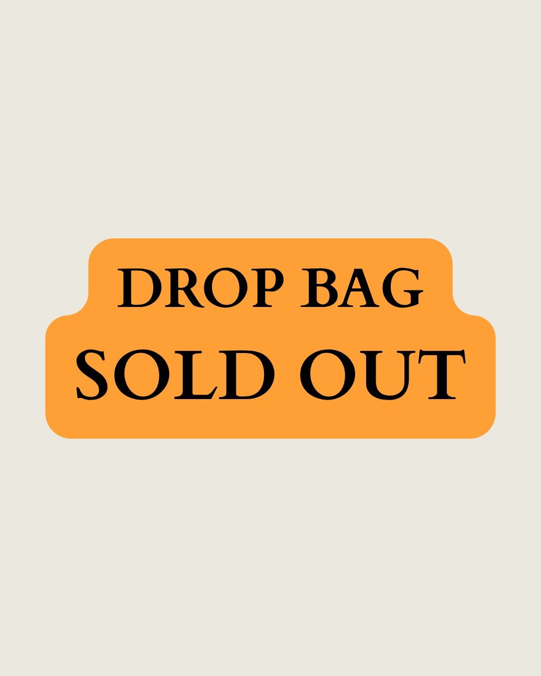 ⛔DROP BAG - SOLD OUT⛔

DROP BAG- palvelu on ollut super suosittu, kiitos teille ❤️

Nyt kuitenkin joudumme laittamaan palvelun hetkeksi tauolle ja purkamaan nykyisten drop bagien jonoa.
Ilmoitamme heti kun palvelu avautuu uudelleen!

Mutta ei h&auml;
