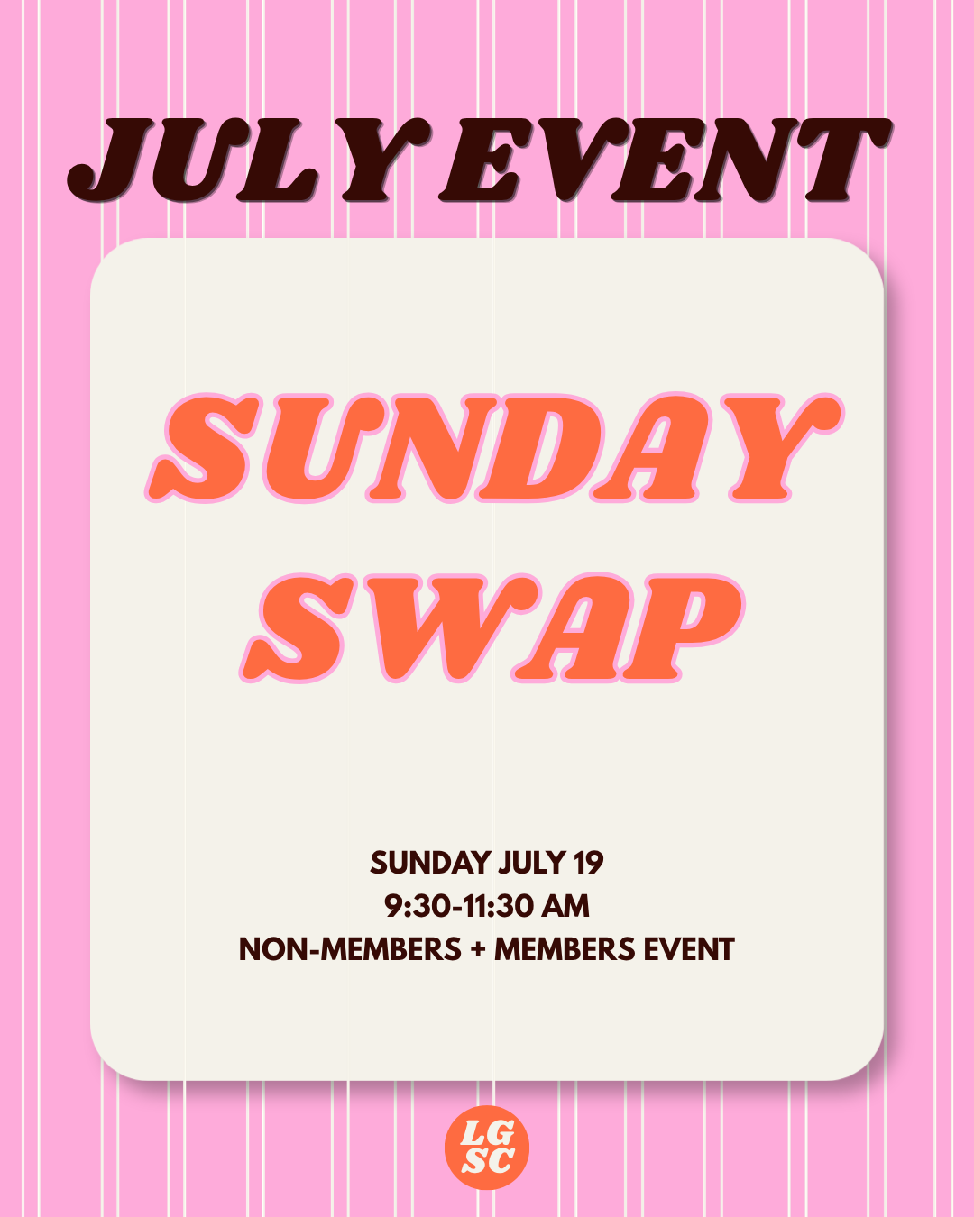 Sunday Swap 