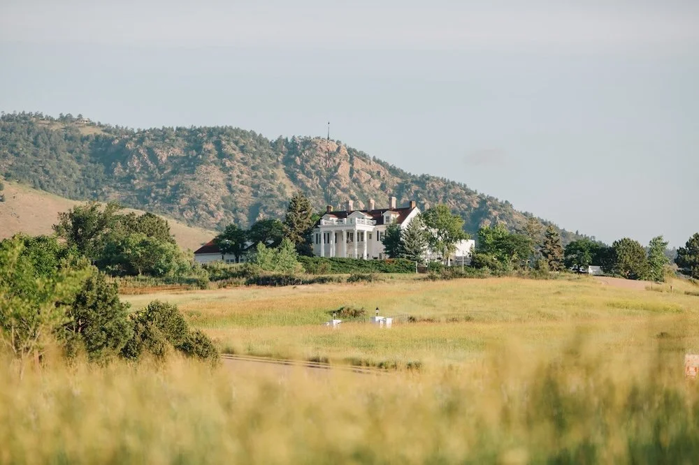 The Manor House off in the distance