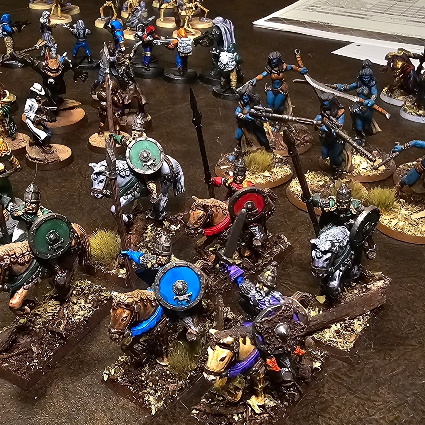 We'd gotten behind on updating the rosters we use for playtesting, so last night, we pulled everything out and started on. Got a couple of them finished. There's still a lot left to do, but it's a start.
.
.
.
#SEERgame #wargaming #tabletopgames #in