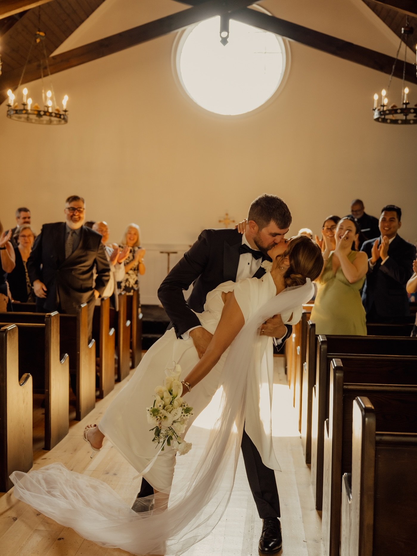 C &amp; T had a stunning intimate wedding🤍