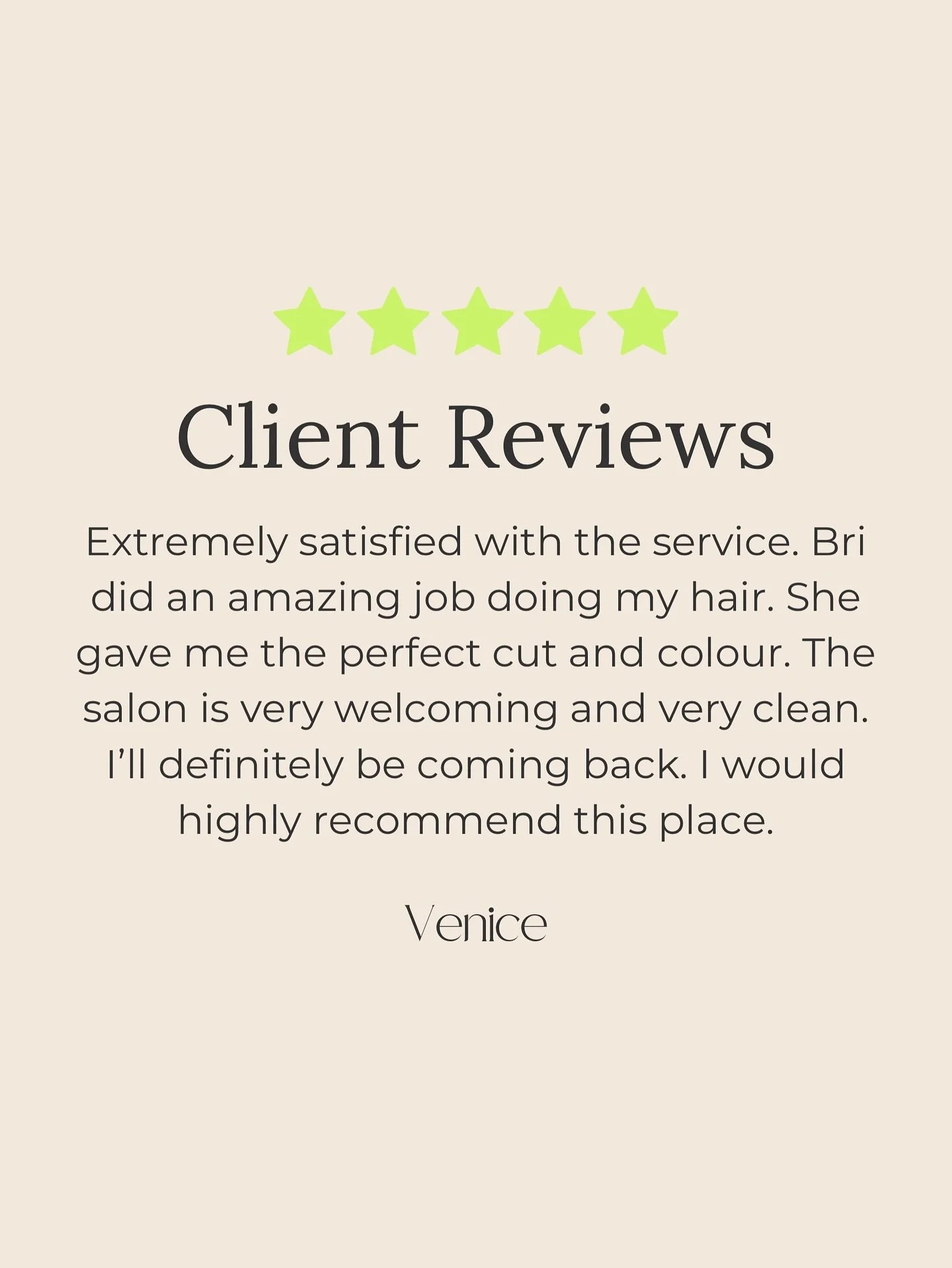 Always grateful for the client love ☺️