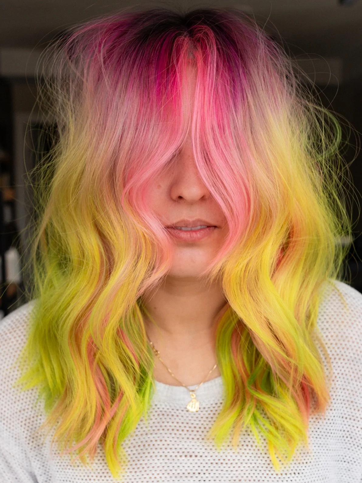 Just putting this into the universe until spring decides it&rsquo;s ready to join the party 🤞🏻🤞🏻🤞🏻 🌱 

Doesn&rsquo;t this colour kind of look like a bright calla lily when it&rsquo;s wet?

🎨 @evopro staino