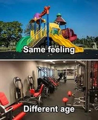 From monkey bars to pull-up bars, some things never change. 😅💪 The playground just got an upgrade! #adultplayground #gymlife #gymmemes #humor #clarityfit #doitforyou #boisegyms #boise #fitness #treasurevalleyidaho