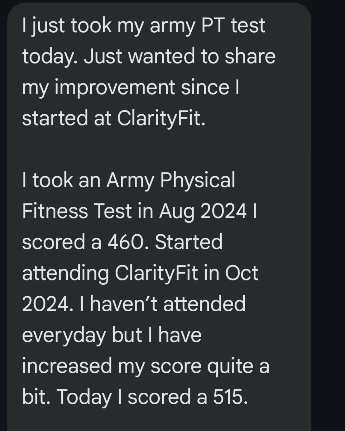 This is what it's all about! #ClarityFit #doitforyou #gym #results #dothework #consistency #committed