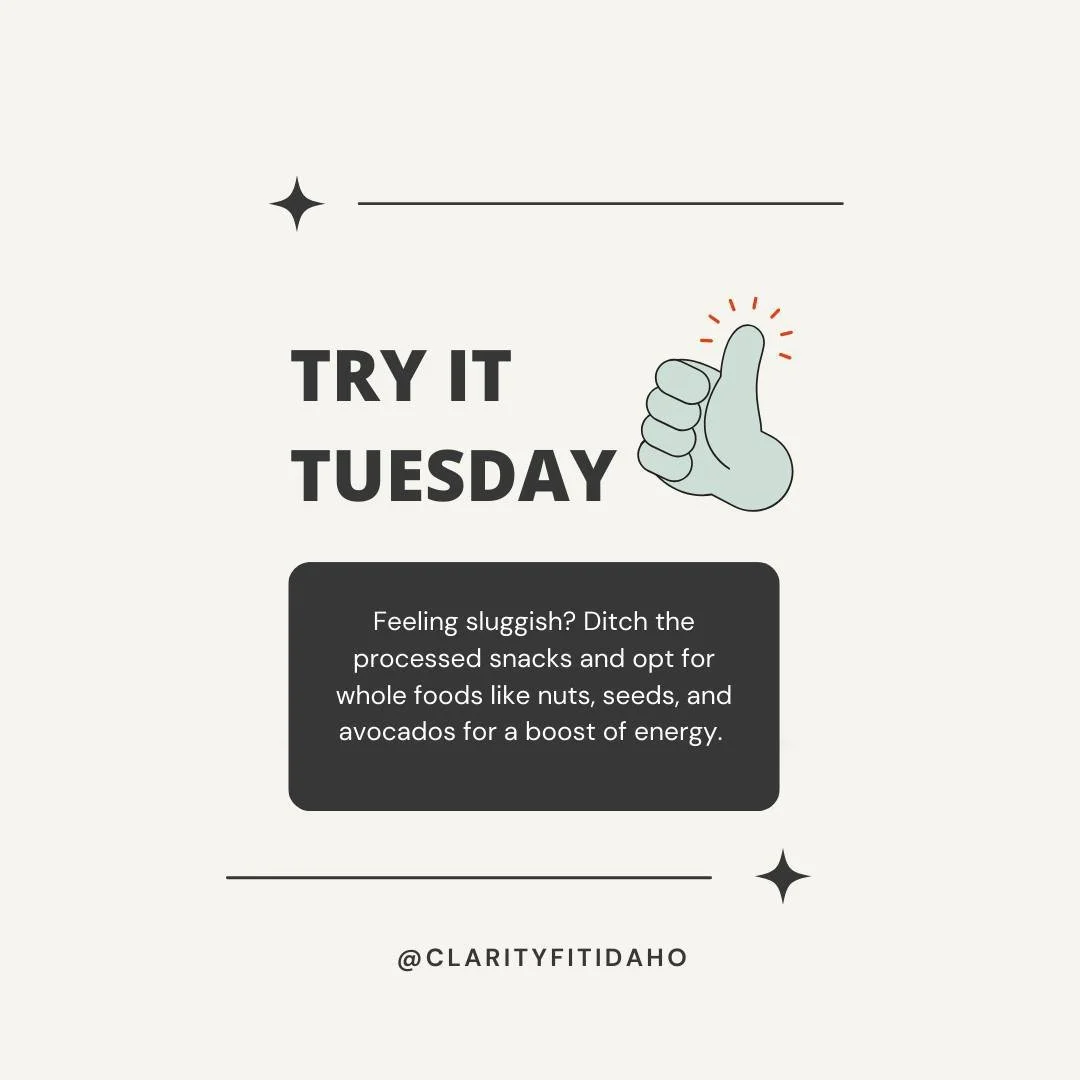 Small change, big results. Let&rsquo;s get it! 🔥 #TryItTuesday #clarityfit #doitforyou #boisegyms #boise #treasurevalleyidaho #fitness