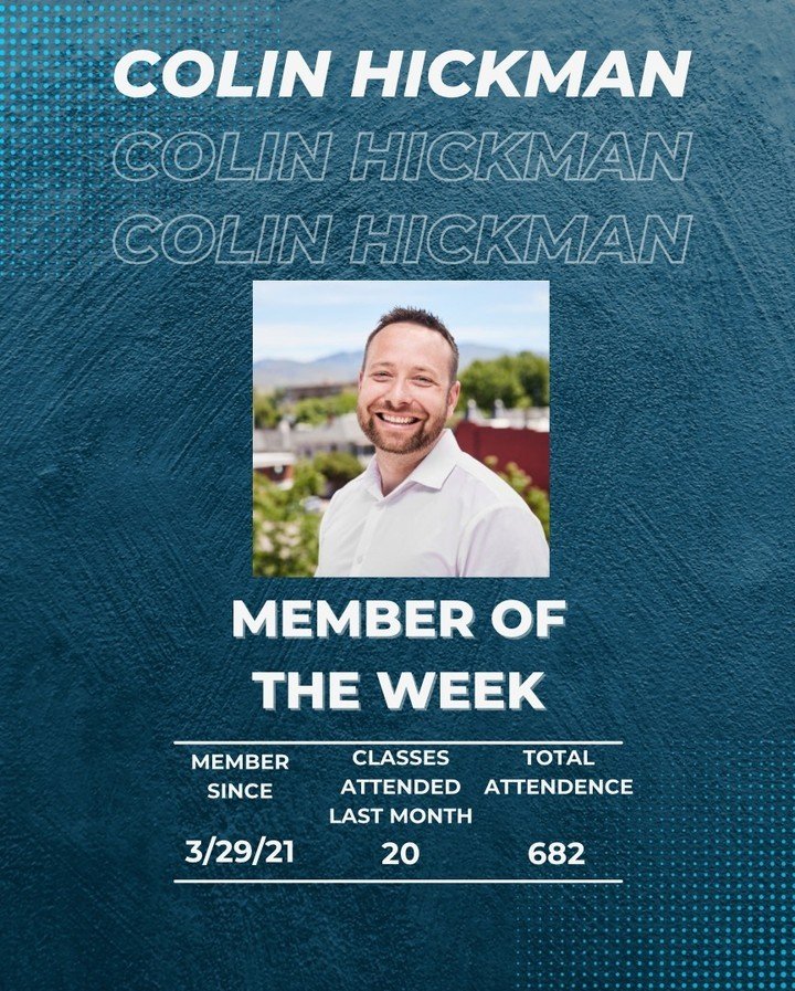 🏋️&zwj;♀️✨ Member of the Week Spotlight! ✨🏋️&zwj;♂️

Meet Colin 🏆
This week, we&rsquo;re proud to name Colin as our Member of the Week! He competed at the Mountain West Fitness Championship on the 17th &amp; 18th and taught it a lesson, taking hom