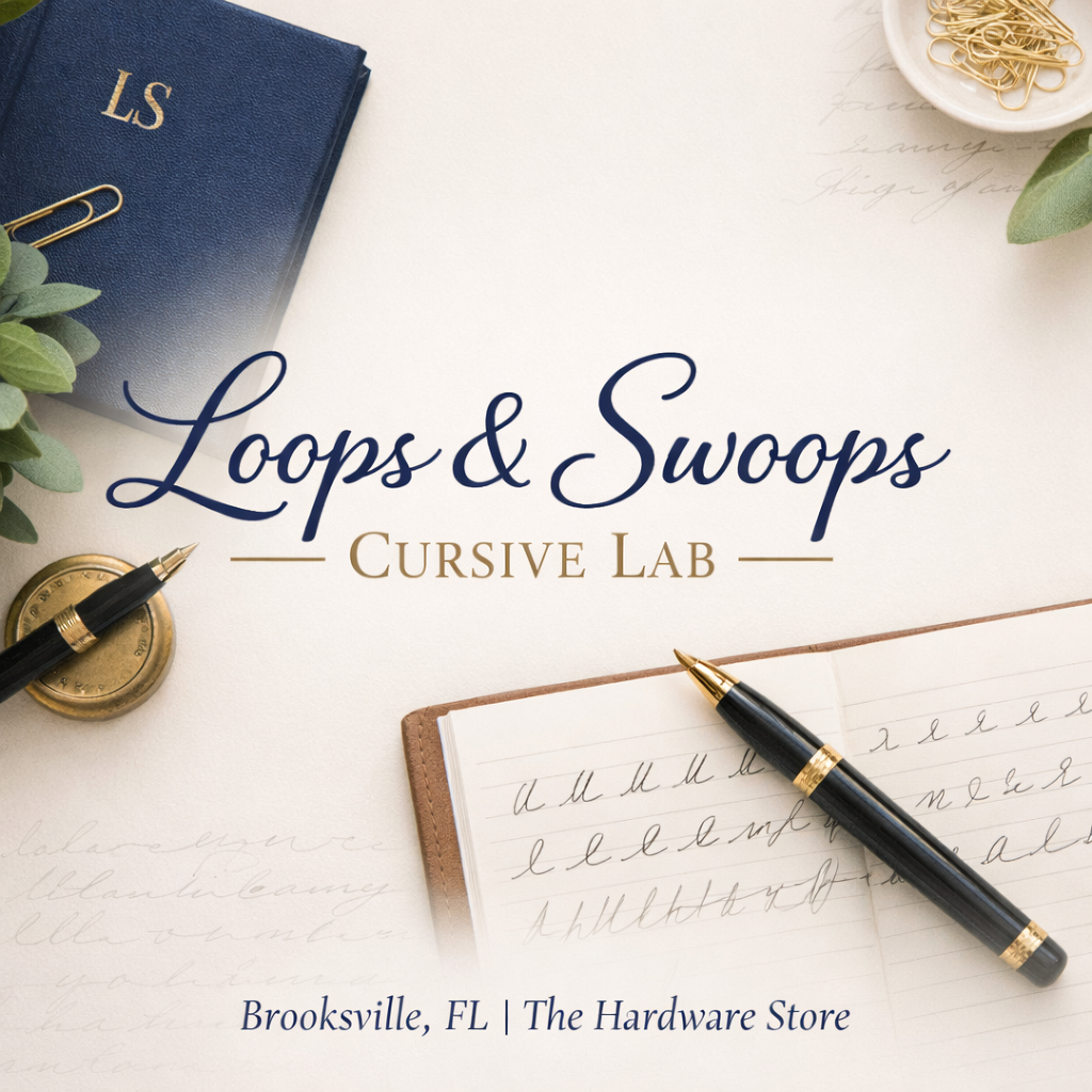 Loops &amp; Swoops Cursive Lab
