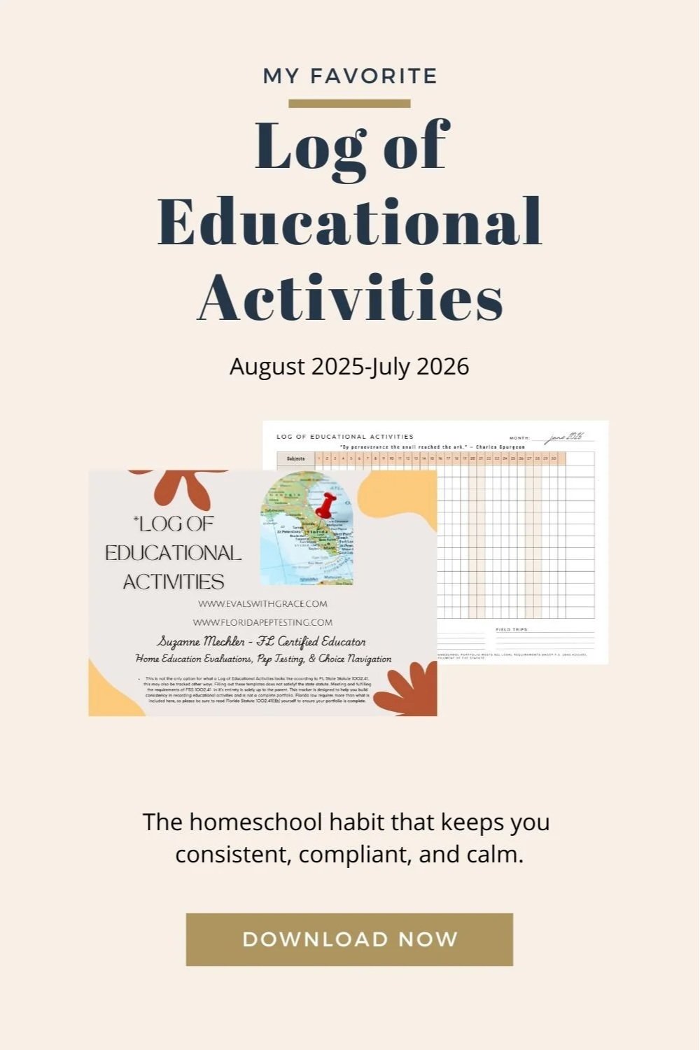 A "Log of Educational Activities"