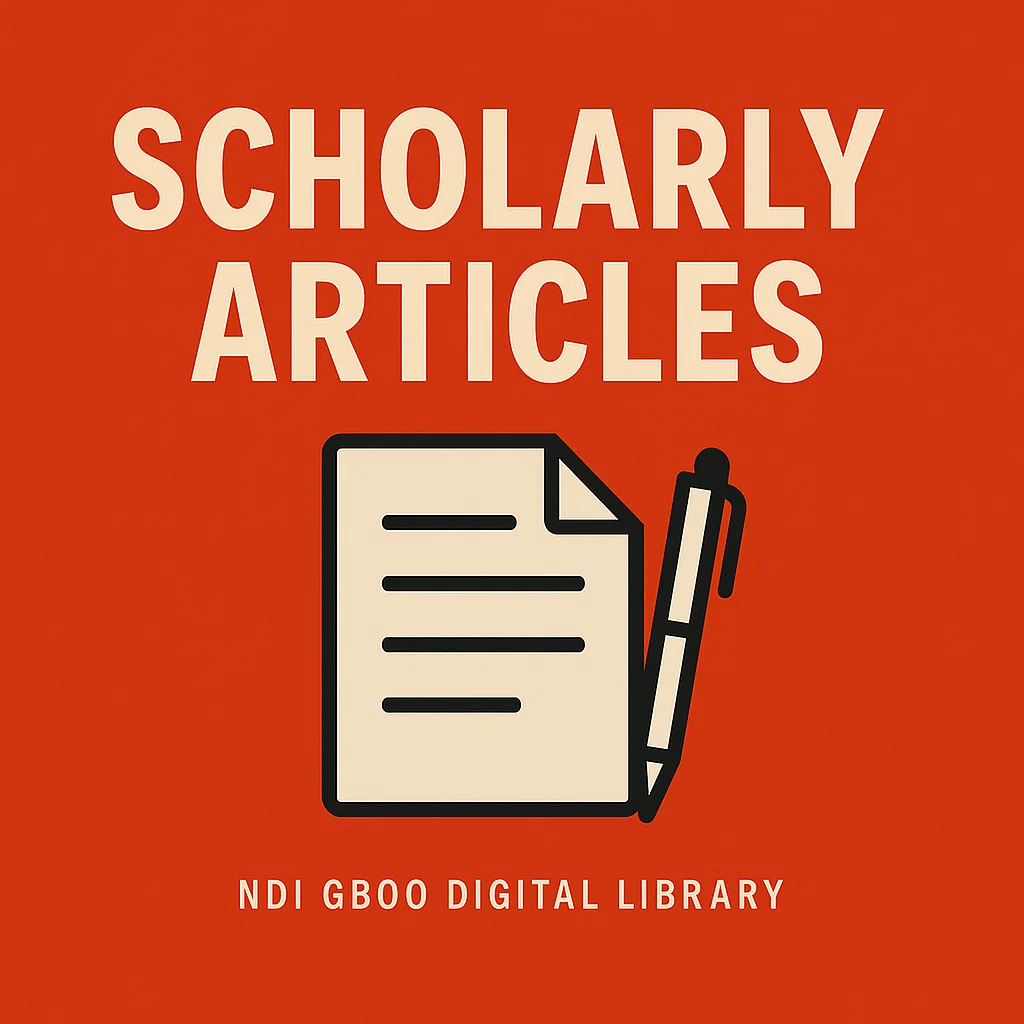 Research & Scholarly Articles