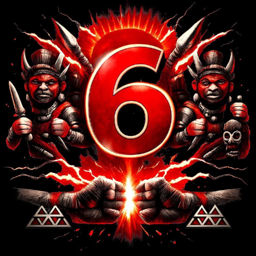 Number 6 as Agali Naabo in Afa