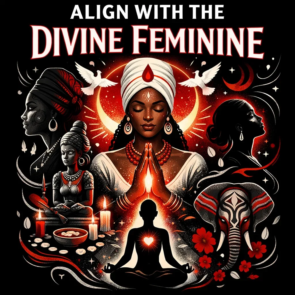 How to Align with Divine Feminine Energy in Your Odinani Practice