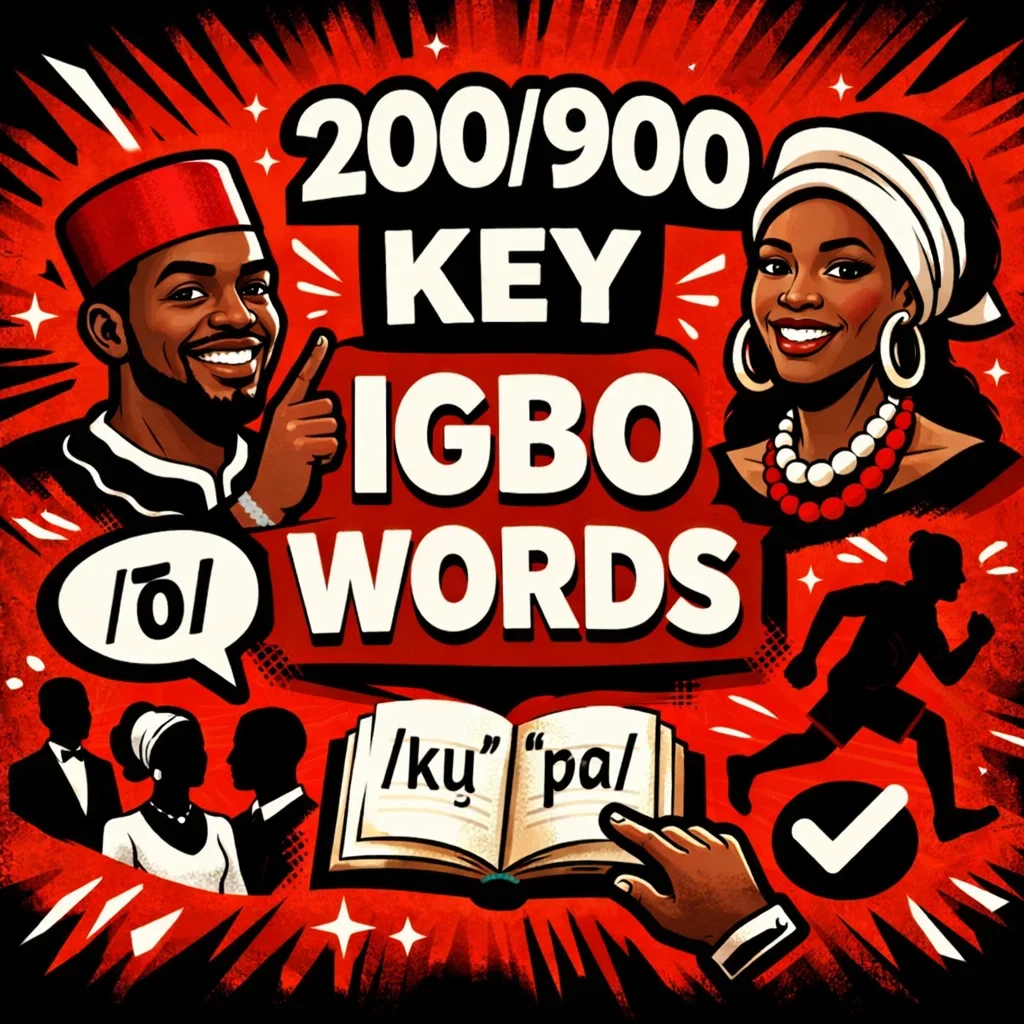 101-201 Core Igbo Vocabulary Words Every Learner Should Know (with Pronunciation Guides)