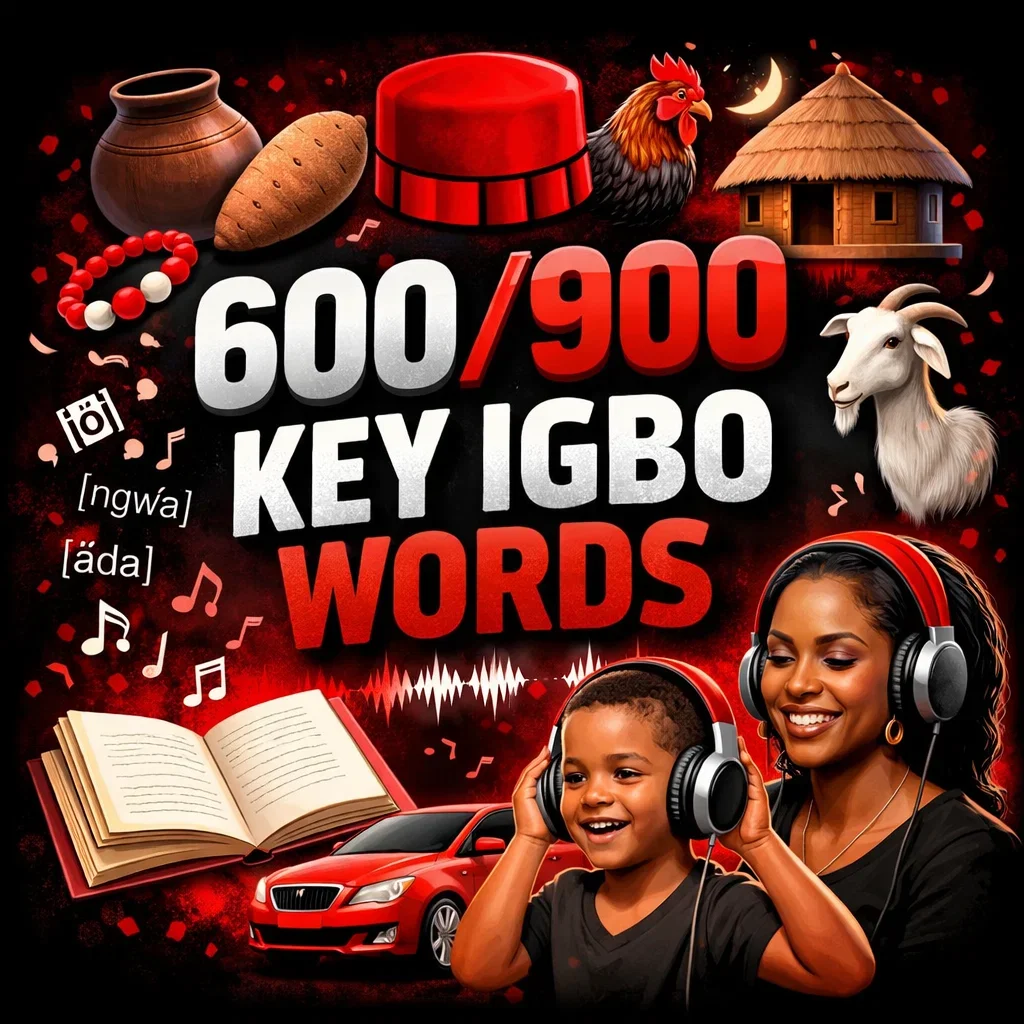 501-600 Core Igbo Vocabulary Words Every Learner Should Know (with Pronunciation Guides)