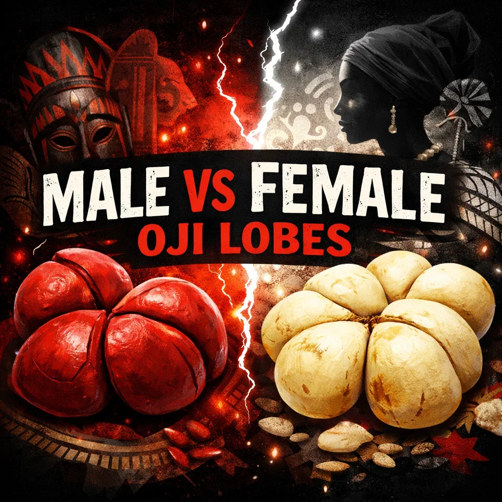 How to Distinguish Between Masculine and Feminine Kolanut Lobes