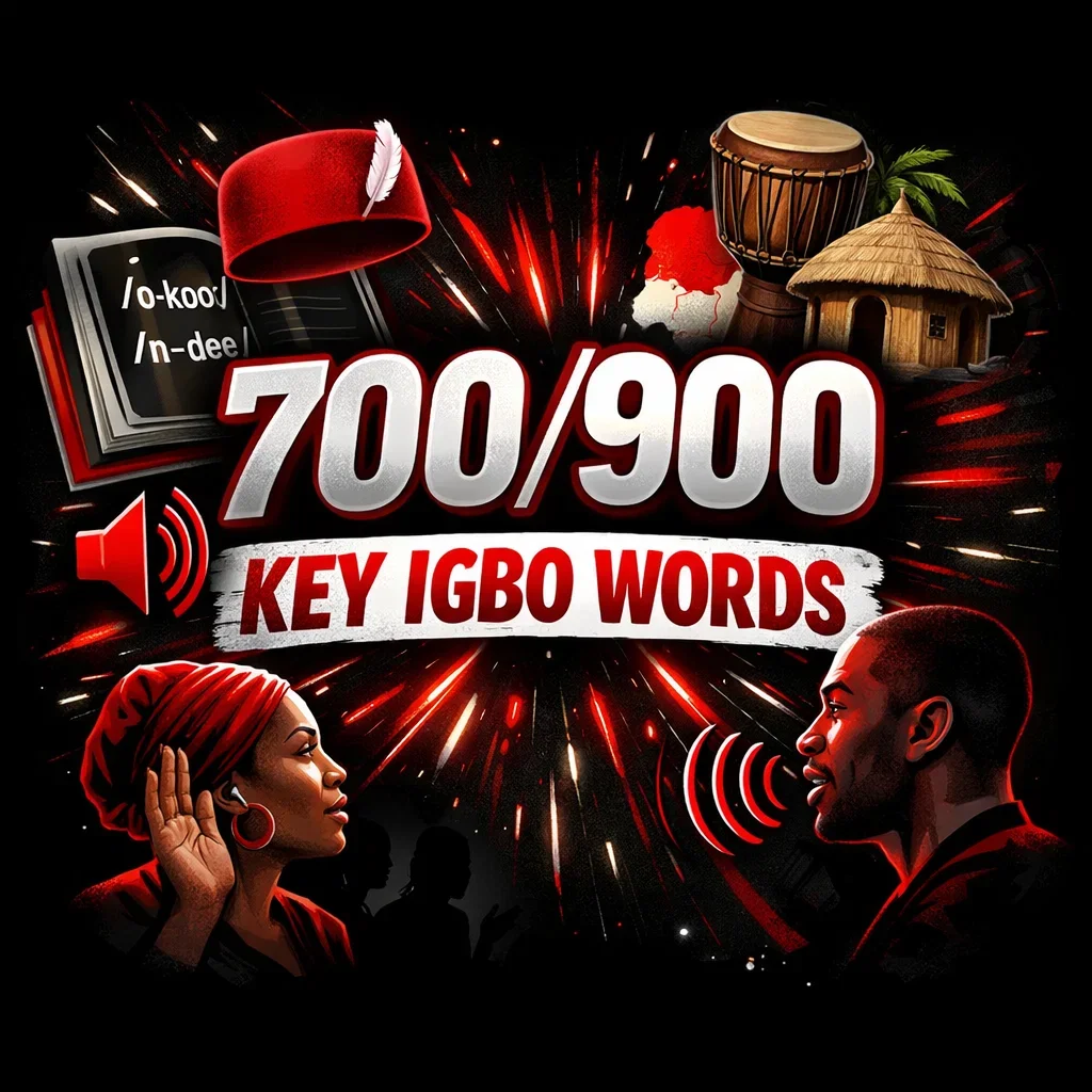 601-700 Core Igbo Vocabulary Words Every Learner Should Know (with Pronunciation Guides)