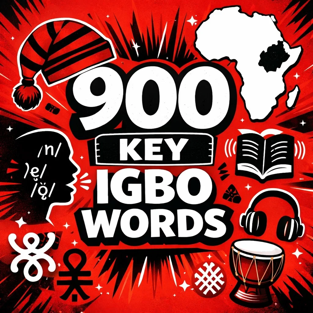 801-900 Core Igbo Vocabulary Words Every Learner Should Know (with Pronunciation Guides)