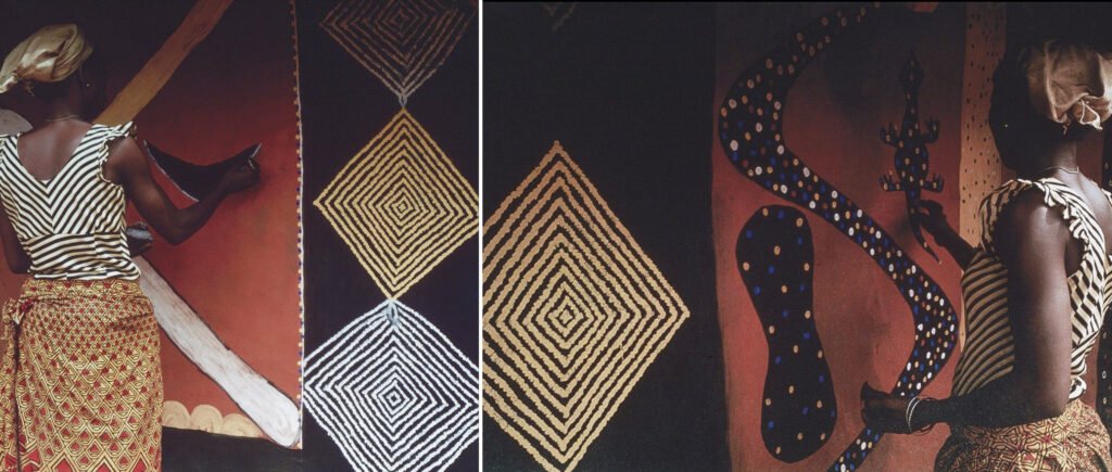 Woman decorating public shrine Nri, 📸: University of California San Diego