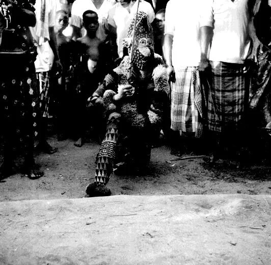 Ekpe (Egbo) Runner Uzuakoli. 📸: G. I. Jones.