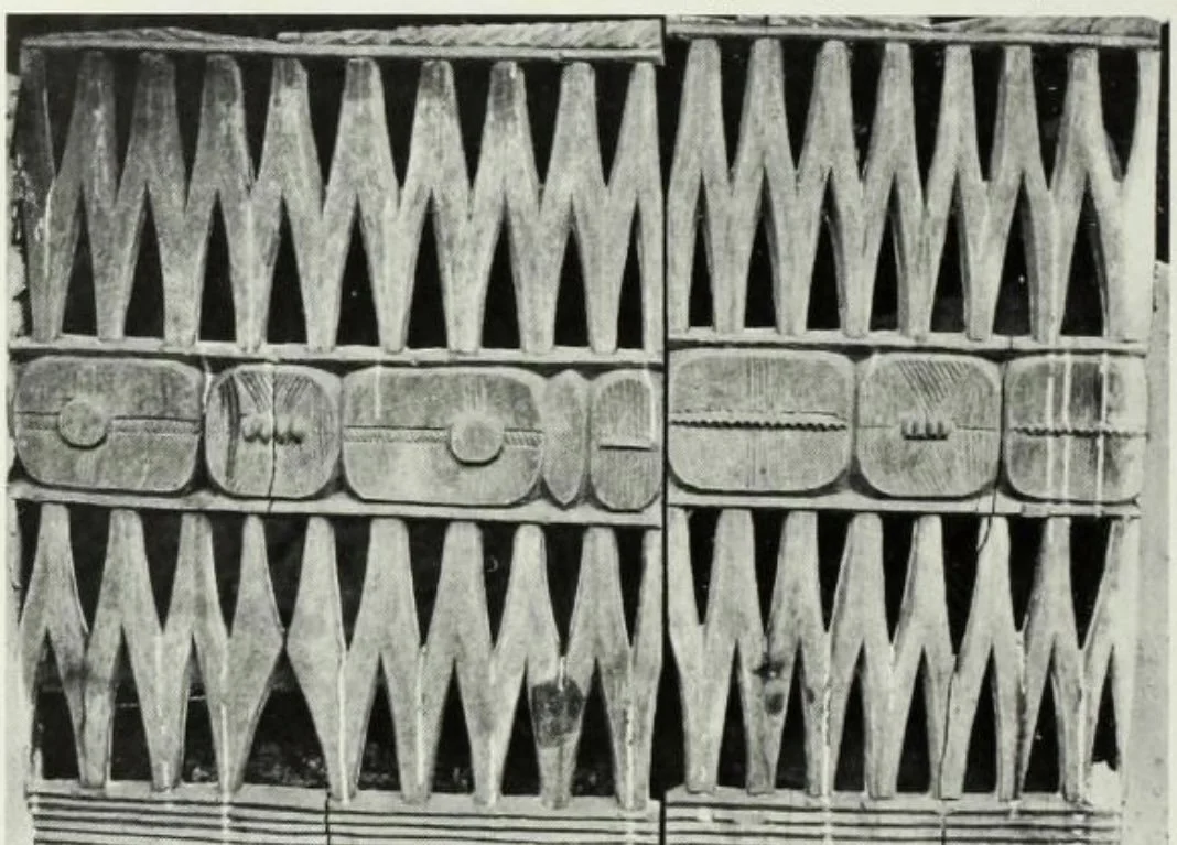 Panel of Anya Mmuo, known as the 'Eyes of the Spirits,'📸: Herbert Cole in Umuduru, Abagana, present-day Anambra State.