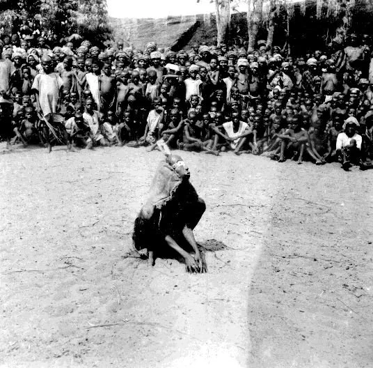Clown mask Ngbagba Ikoro, Abiriba. 📸: G. I. Jones.