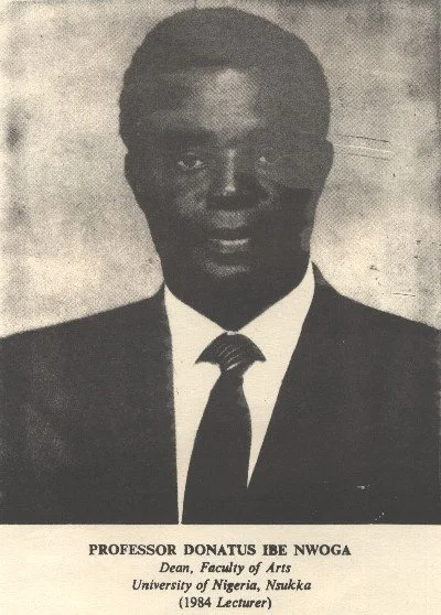 Donatus Ibe Nwoga. 