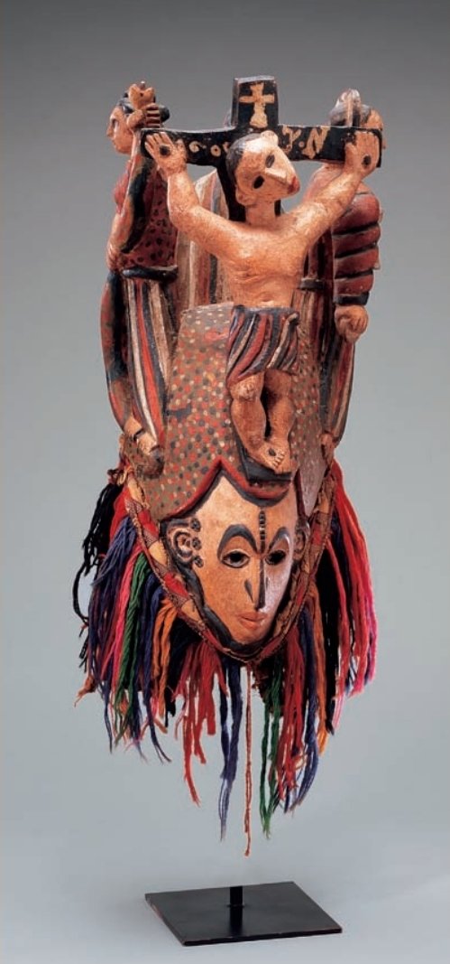 Mma mask, north central Igboland, Nigeria Circa 1960 Wood, cloth, pigment; 76.2cm (30") Collection of the African Art Museum of the SMA Fathers; 'This mask is a testament to the multiple spiritual forces present in Igboland. Here Mami Wata is depicte
